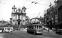 Carro Eléctrico nº275 junto a Santo Ildefonso